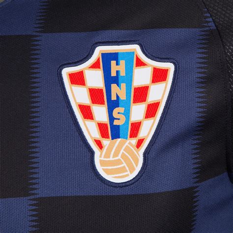 nike kroatien herren auswärtstrikot wm 2018 schwarz dunkelblau|Nike Kroatien Trikot Away WM 2018 (M) .